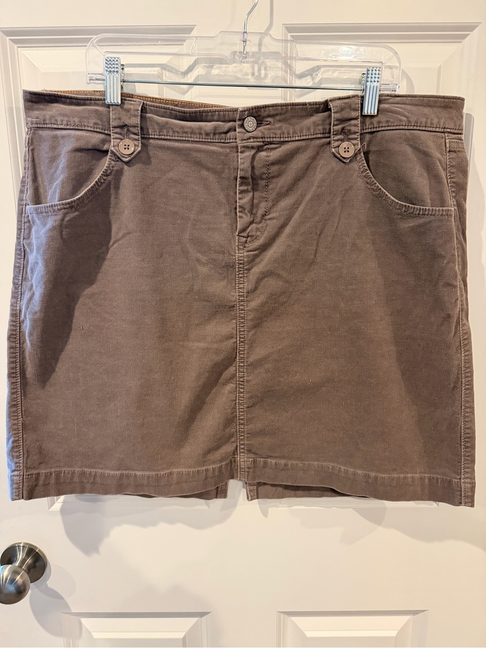 Old Navy Tan Corduroy Skirt Size 16